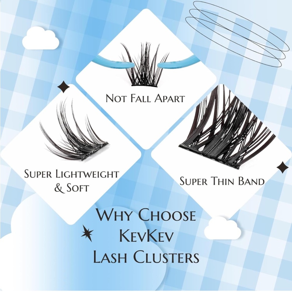 Kev Kev lash clusters. - Picture 3 of 6